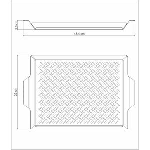 Tramontina Fish Vegetable Tray - Silver by Tramontina