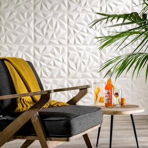 3D Wall Panels - White / Puck Design by WALPLUS