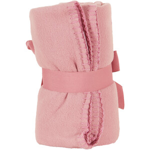 Essential Fleece Plain Throw - Pink by My Home
