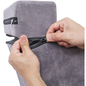 3-Step Convertible Pet Stairs with Removable Cover - Grey by Livingandhome