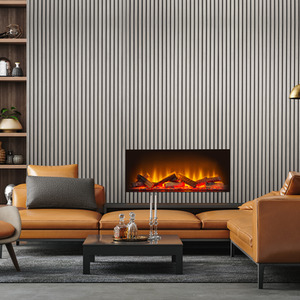 Fuse Acoustic Wooden Wall Panel in Grey Oak, 2.4m x 0.6m - Grey oak finish by Fuse