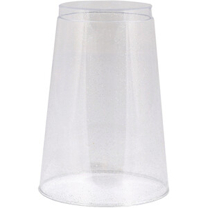 Pack of 8 Silver Sparkle Tumblers - Silver