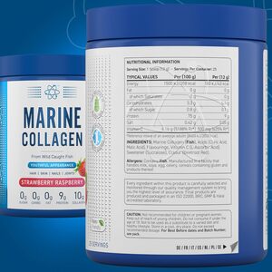 Flavoured Marine Collagen Powder 10000mg - Blue / Strawberry and Raspberry by Applied Nutrition