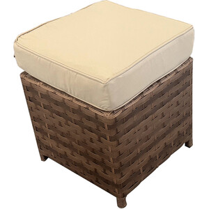 Carolina Compact Rattan Conversation Set - Brown