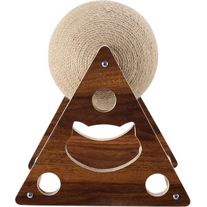 Kidkid Natural Sisal Cat Scratching Ball Pet Toy - Brown by Kidkid