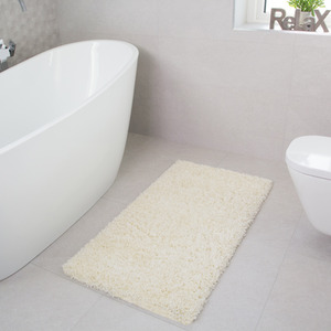 Soft Value Natural Cream Shaggy Area Rug by The Rug House