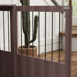 PawHut side Table with Bulit in Dog Crate - Purple / 60cm / 70cm by PawHut