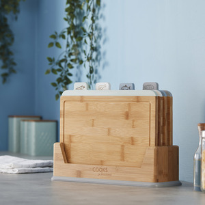 Bamboo Index Chopping Boards by Cooks Professional