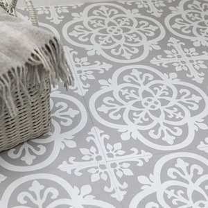 Medina Peel and Stick Vinyl Floor Tiles 0.93sqm by Fine Decor