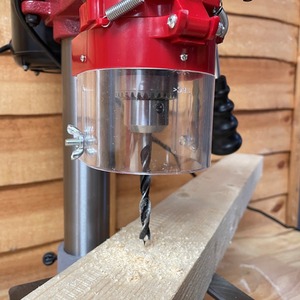 Lumberjack Bench Top Drill Press 5 Speed Pillar Drills - Red by Lumberjack