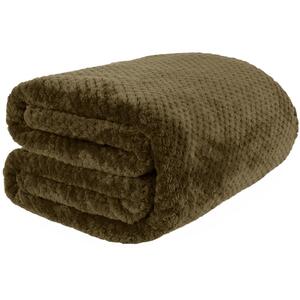 Waffle Honeycomb Mink Throw by Dreamscene