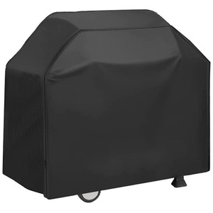 Waterproof Barbecue Grill Cover for Outdoor Use - Black by Livingandhome