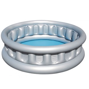 Blast Off to Fun with Our Spaceship Bestway Inflatable Paddling Pool for Kids - Grey by Bestway