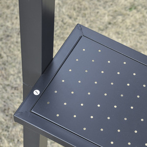 Outsunny 8ft x 5ft Outdoor BBQ Protective Gazebo Tent - Black by Outsunny