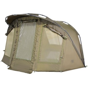 CARPZILLA Fishing Bivvy 1 Man Waterproof Camping Tent Shelter Door Windows Green - Dark Green by CARPZILLA