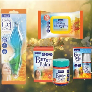 Hayfever Relief Set Wipes Mist Eye Mask And Barrier Balm - Natural by Nuage