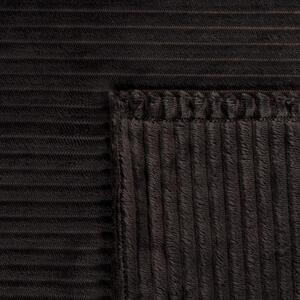 Ribbed Faux Fur Throw by OHS