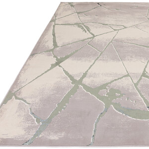 Diamond Marble Rug - Green / 120cm