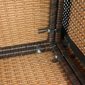 Rattan Garden Furniture Outdoor Set - Brown by BIRCHTREE