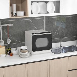 HOMCOM Table Top Dishwasher with 4 Settings by HOMCOM