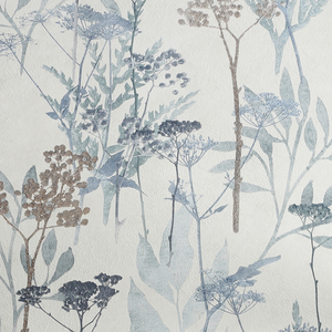 Superfresco Easy Solstice Pale Blue Floral Wallpaper - Blue by Superfresco Easy