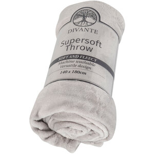 Supersoft Throw - Grey / Large by Divante