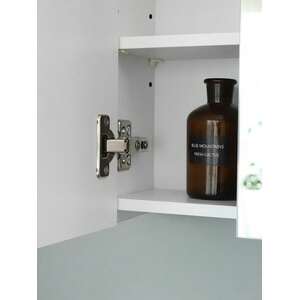 VASAGLE Bathroom Wall Cabinet with Mirror - White by VASAGLE