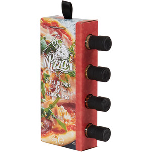 Pack of 4 Pizza Spice Blends and Seasonings - Red