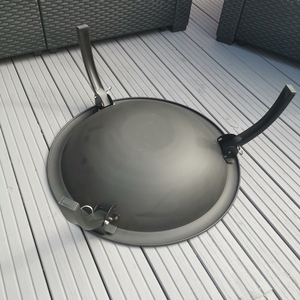 51cm Diameter Garden Log Burner Fire Pit Heater Bowl with Guard - Black by Samuel Alexander