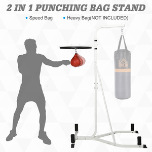 HOMCOM Free-Standing Speed Boxing Punch Bag by HOMCOM
