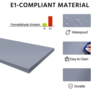 Yaheetech Bathroom Cabinet Under Sink Cabinet - Grey by Yaheetech