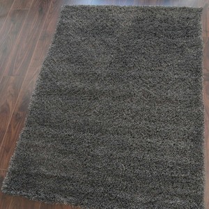 Super Soft Slate Grey Shaggy Living Area Rug by The Rug House