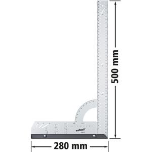 wolfcraft Universal Angle Tri Square - Grey / 50.3cm by wolfcraft