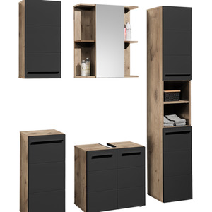 Vista Under Sink Cabinet - Black by Julian Bowen