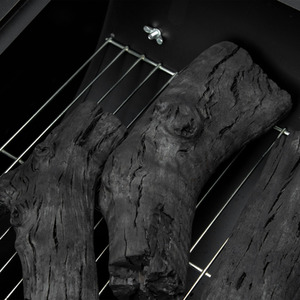 Outsunny Trolley Charcoal BBQ Grill - Black by Outsunny