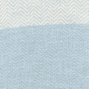 Tofino Herringbone Throw - Blue by Divante