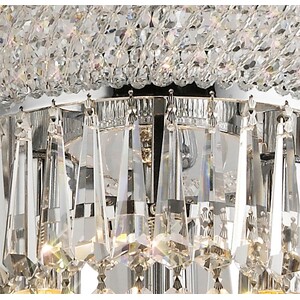 Alexandra Ceiling Pendant Chandelier 13 Light Polished Chrome, Crystal - Polished Chrome