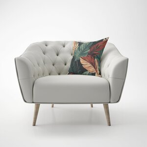 Autumn Colour Leaves Cushions - Green / 60cm by Warren Reed - Designer