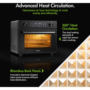 Air Fryer Oven - Black / 28l by VonShef