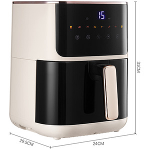 4.7L Smart Air Fryer with Touch Screen by Livingandhome