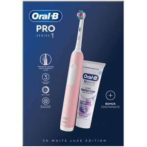 Oral-B Pro Series 1 Pink Electric Toothbrush Toothpaste, - Pink by Oral-B