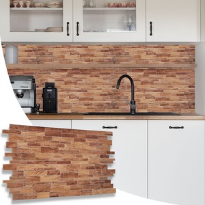 3D Wall Panels (96x48 cm) PVC Cladding Panel in Brick Effect by NOVECRAFTO
