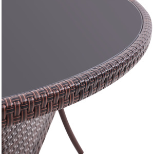 Rattan Dressing Garden Coffee Table - Brown / 20.1kg by Livingandhome