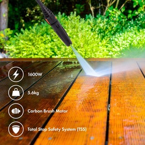 VonHaus 1600W Pressure Washer - Black by Vonhaus