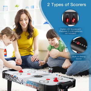 Air Powered Hockey Table - White by GAINOOM