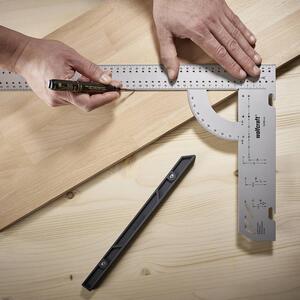 wolfcraft Universal Angle Tri Square - Grey / 50.3cm by wolfcraft