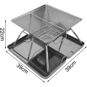 Garden Camping BBQ Fire Pit - Steel