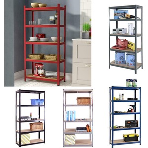 Heavy Duty Steel 5 Tier Racking - Blue by House Of Home
