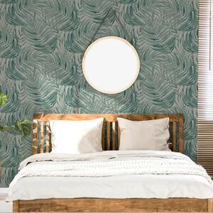 Tropical Leaf Modern Wallpaper - Green by Arthouse