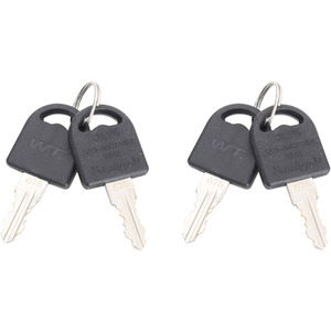 Metal Wall Mounted Lockable Pegboard Tool Cabinet - Black / 2 by Livingandhome